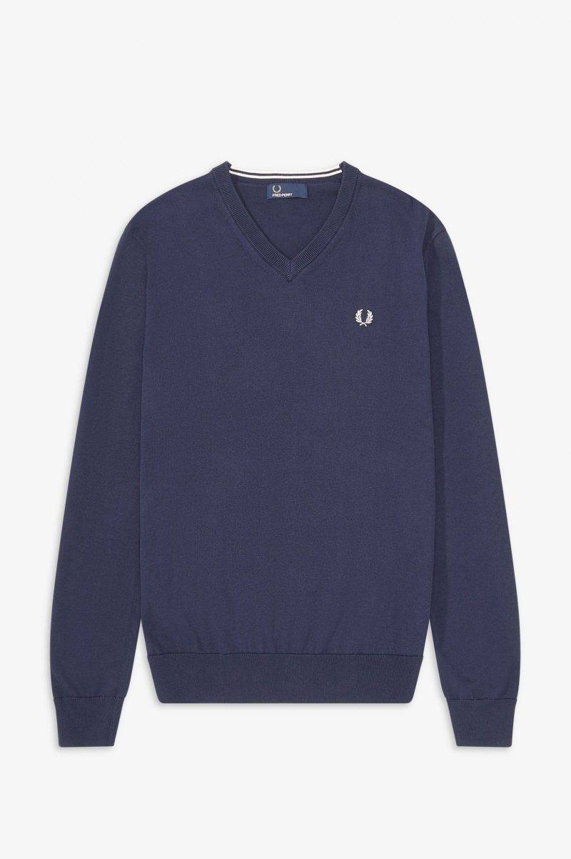 Fred perry jumper navy best sale