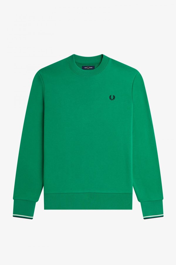 Fred perry hot sale sweatshirt green