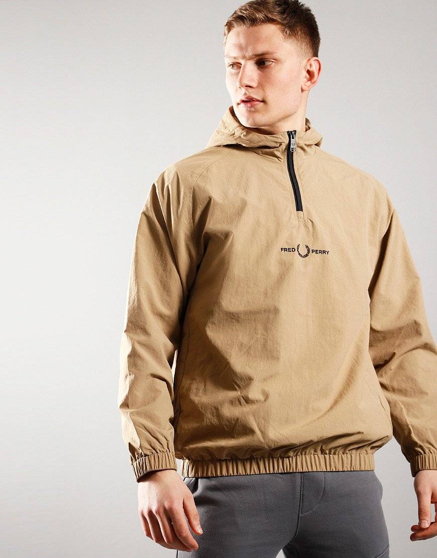 fred perry half zip fleece