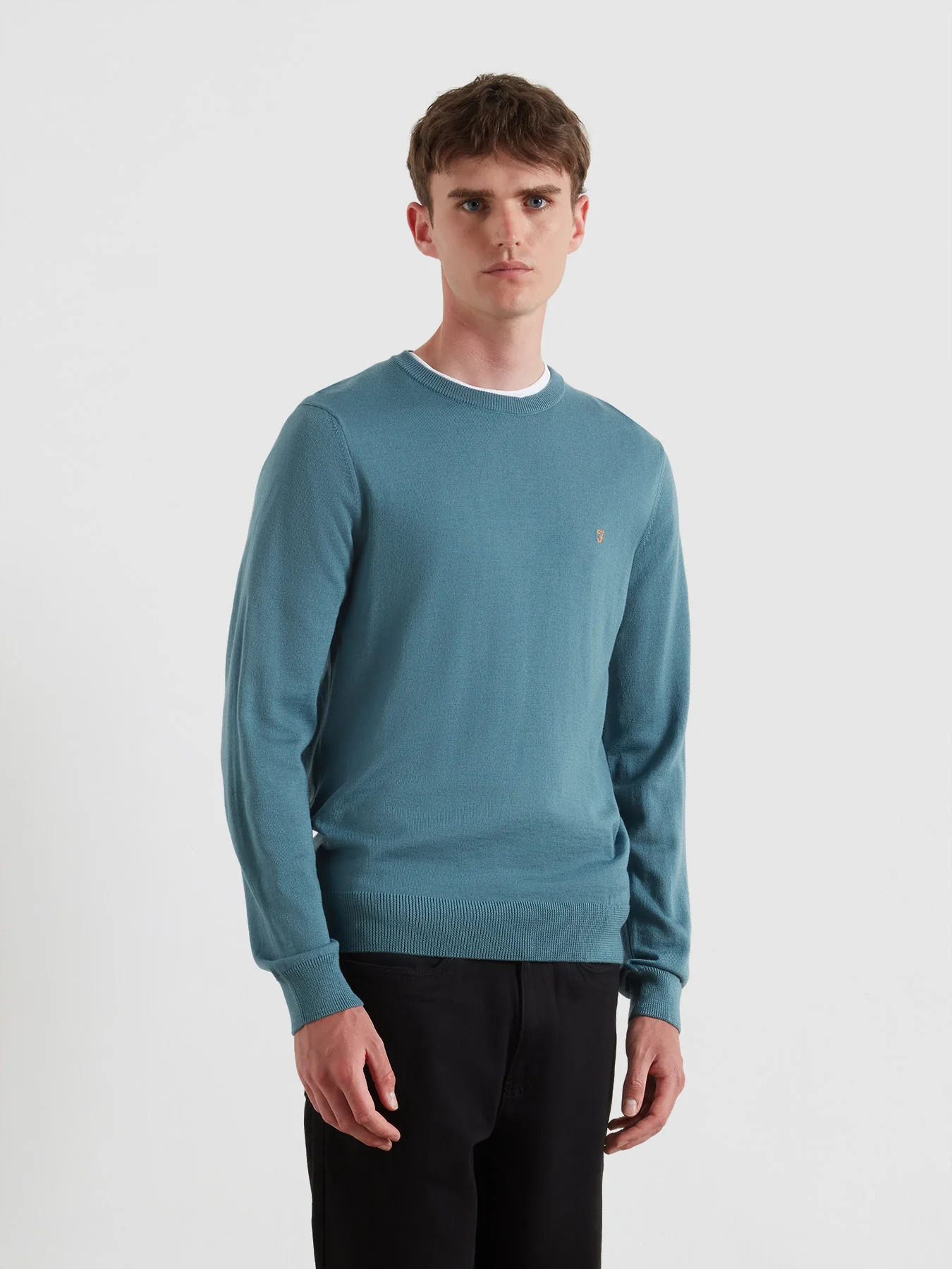 Farah - Maglione Mullen girocollo in lana