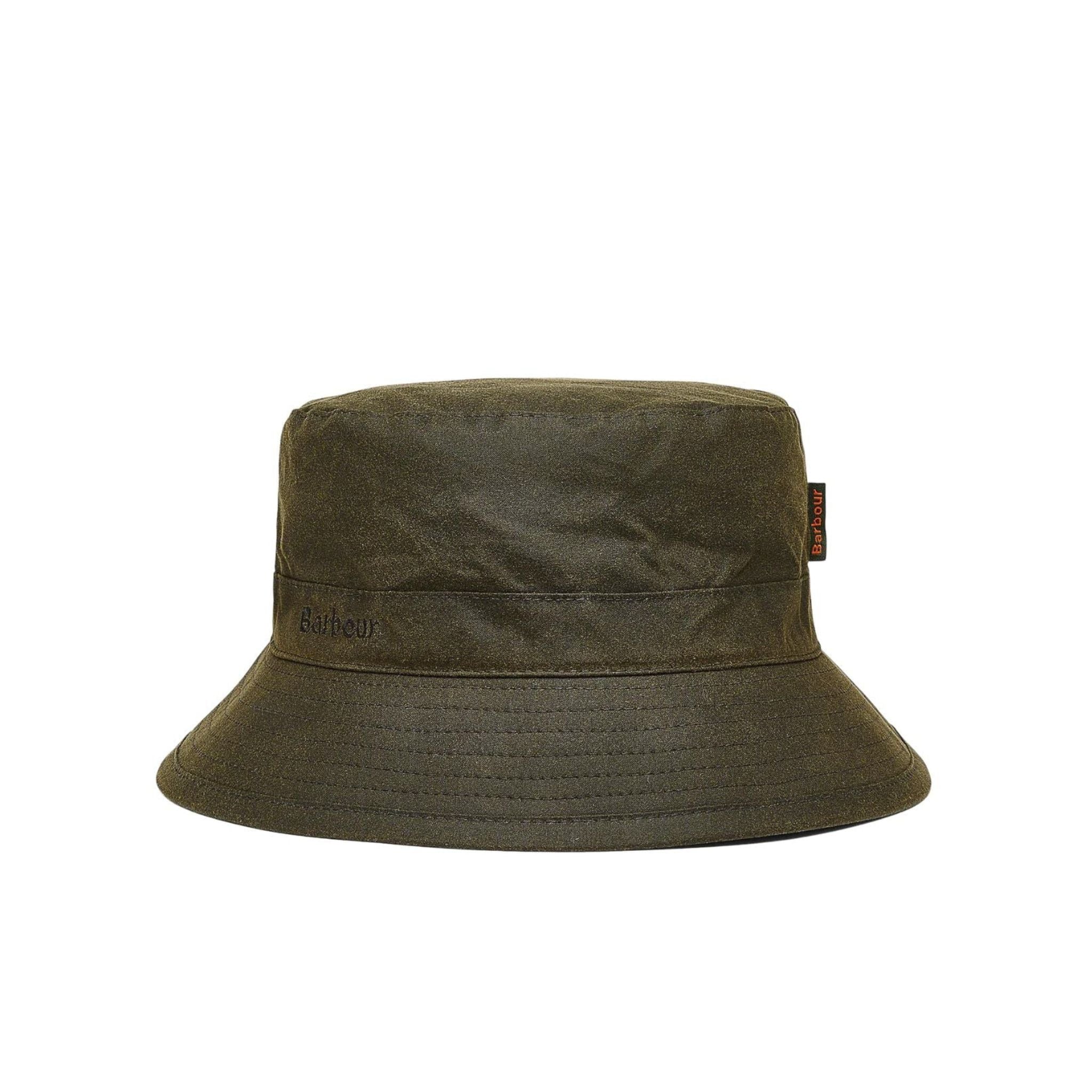 Barbour - Cappello da pescatore in cotone cerato