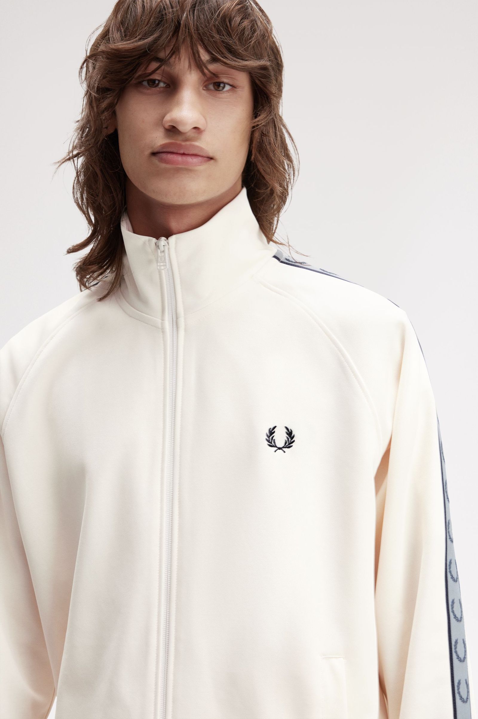 Fred Perry – Contrast Tape Track Jacket – ModernistShop
