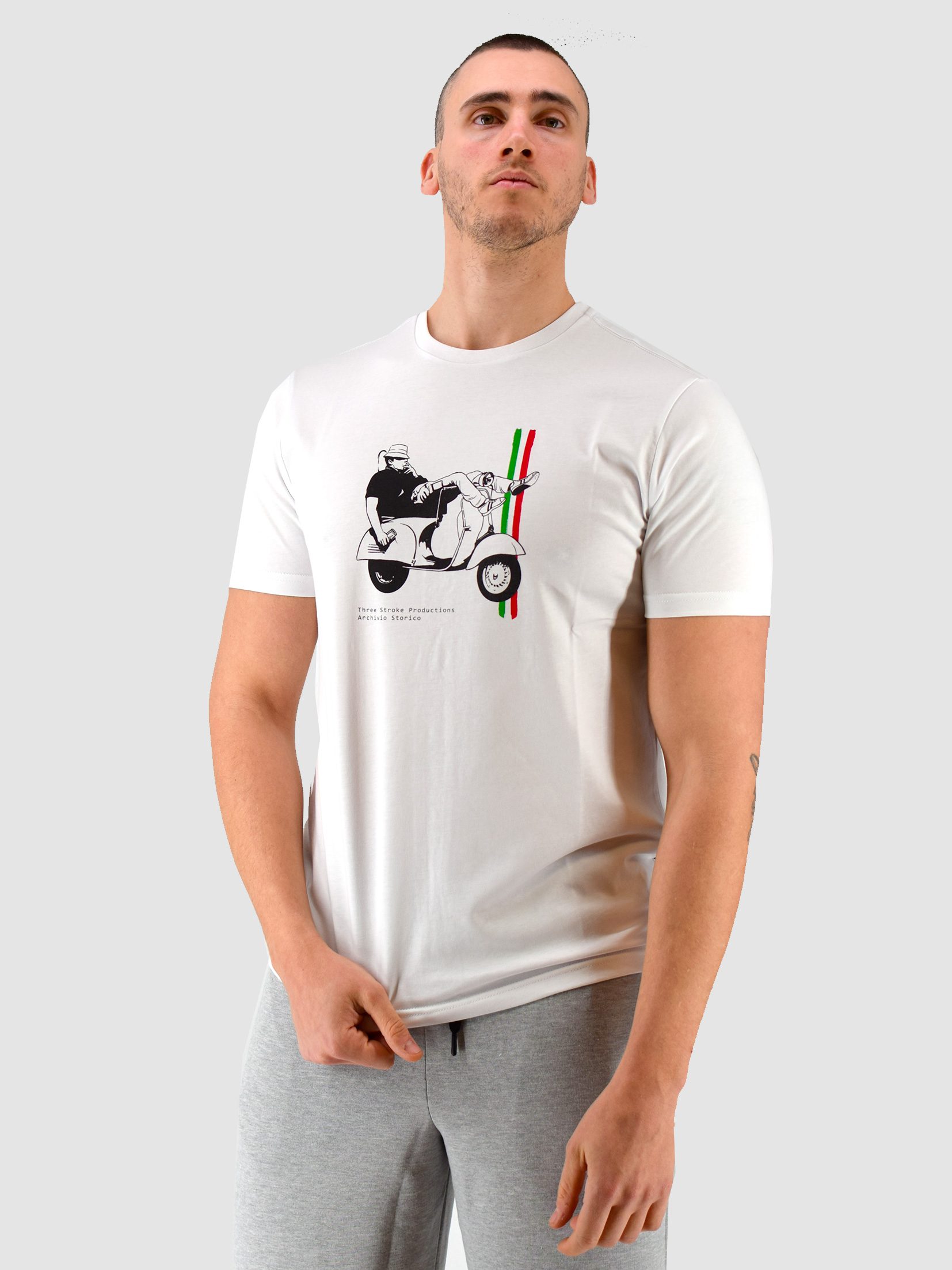 Three Stroke – T-Shirt Scooter Boy