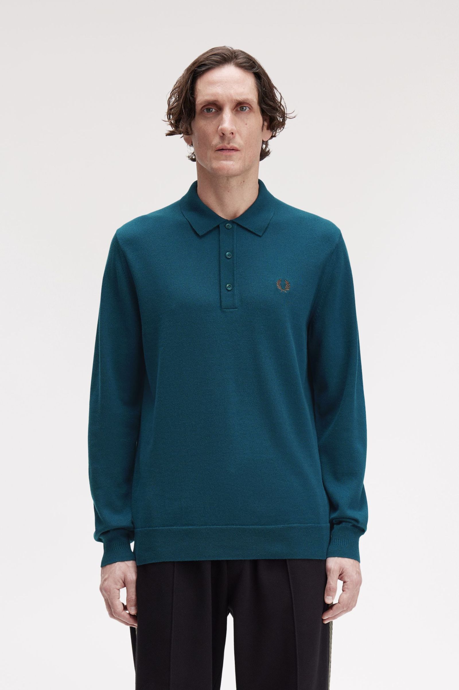 Fred Perry – Polo in maglia manica lunga – ModernistShop