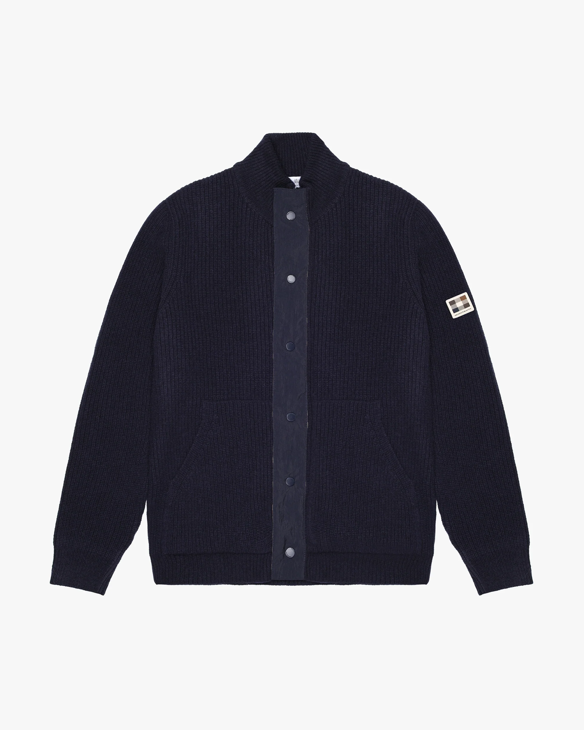 Aquascutum – Maglia a collo alto in lana di agnello