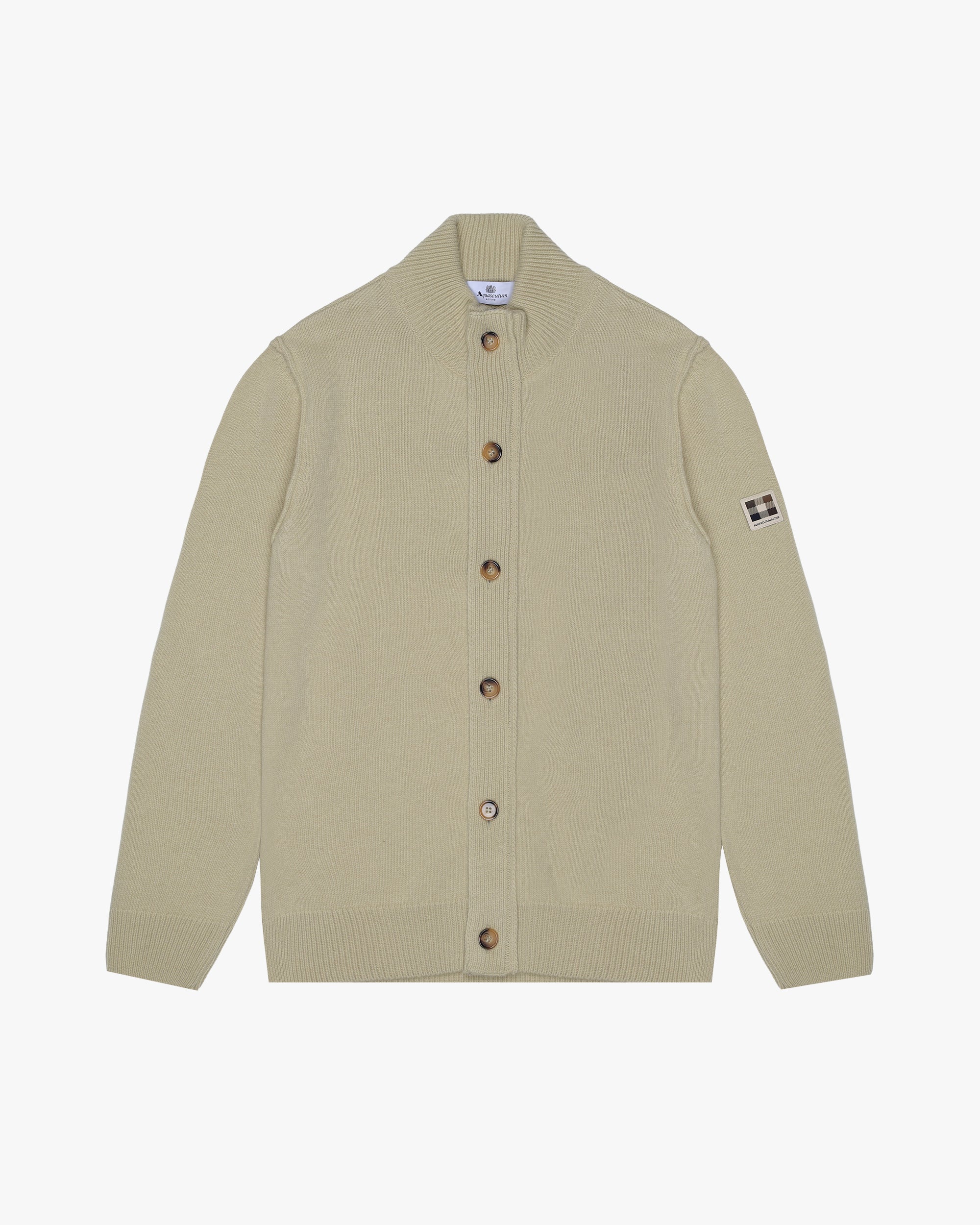 Aquascutum – Cardigan in Lana di Agnello