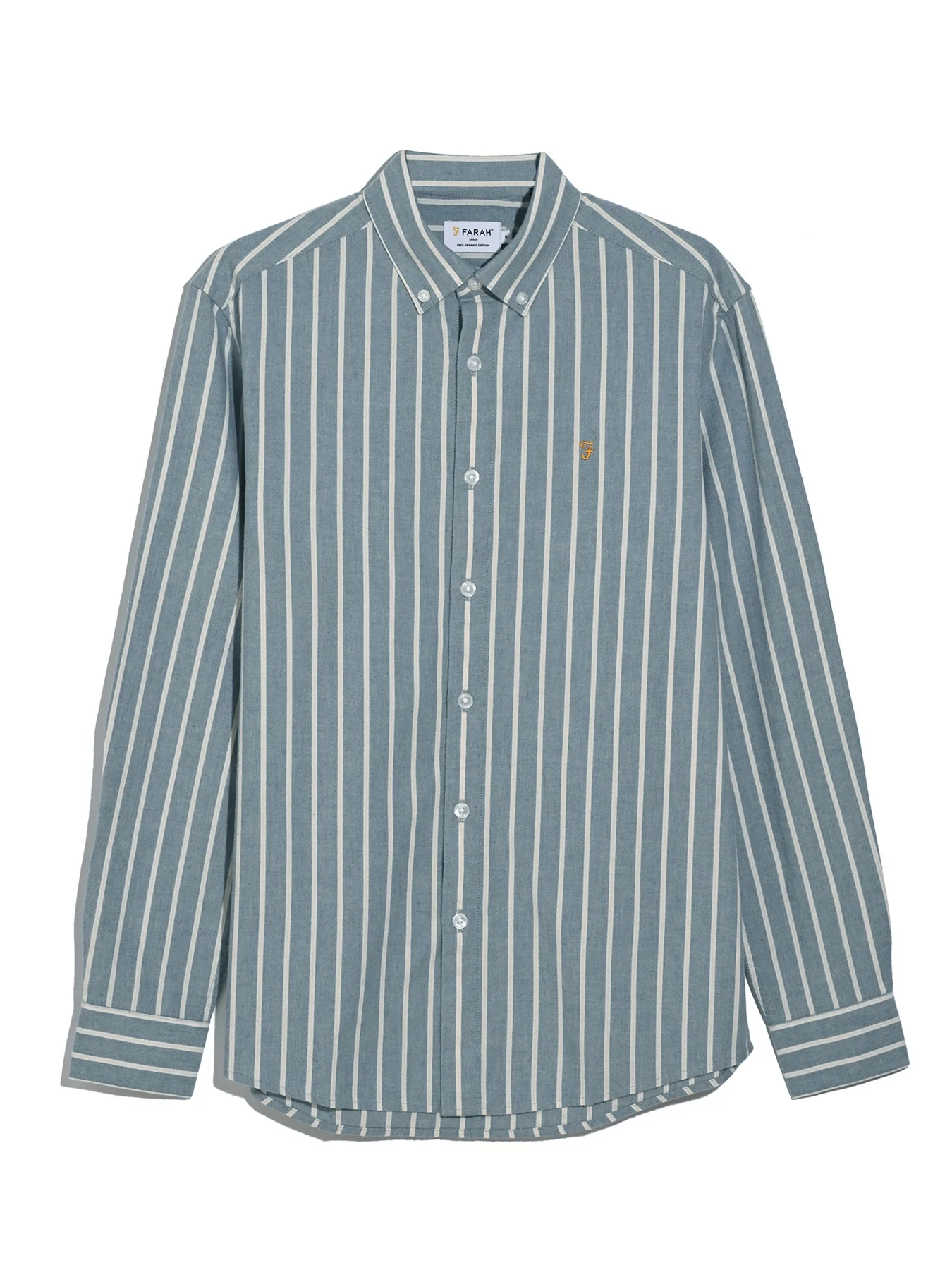 Farah – Steen Camicia a righe in Blue Tide Marl