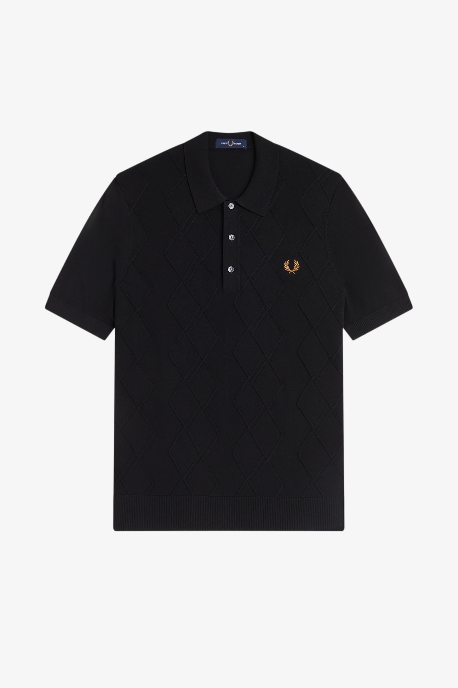 Fred Perry โ Polo In Maglia Con Trecce