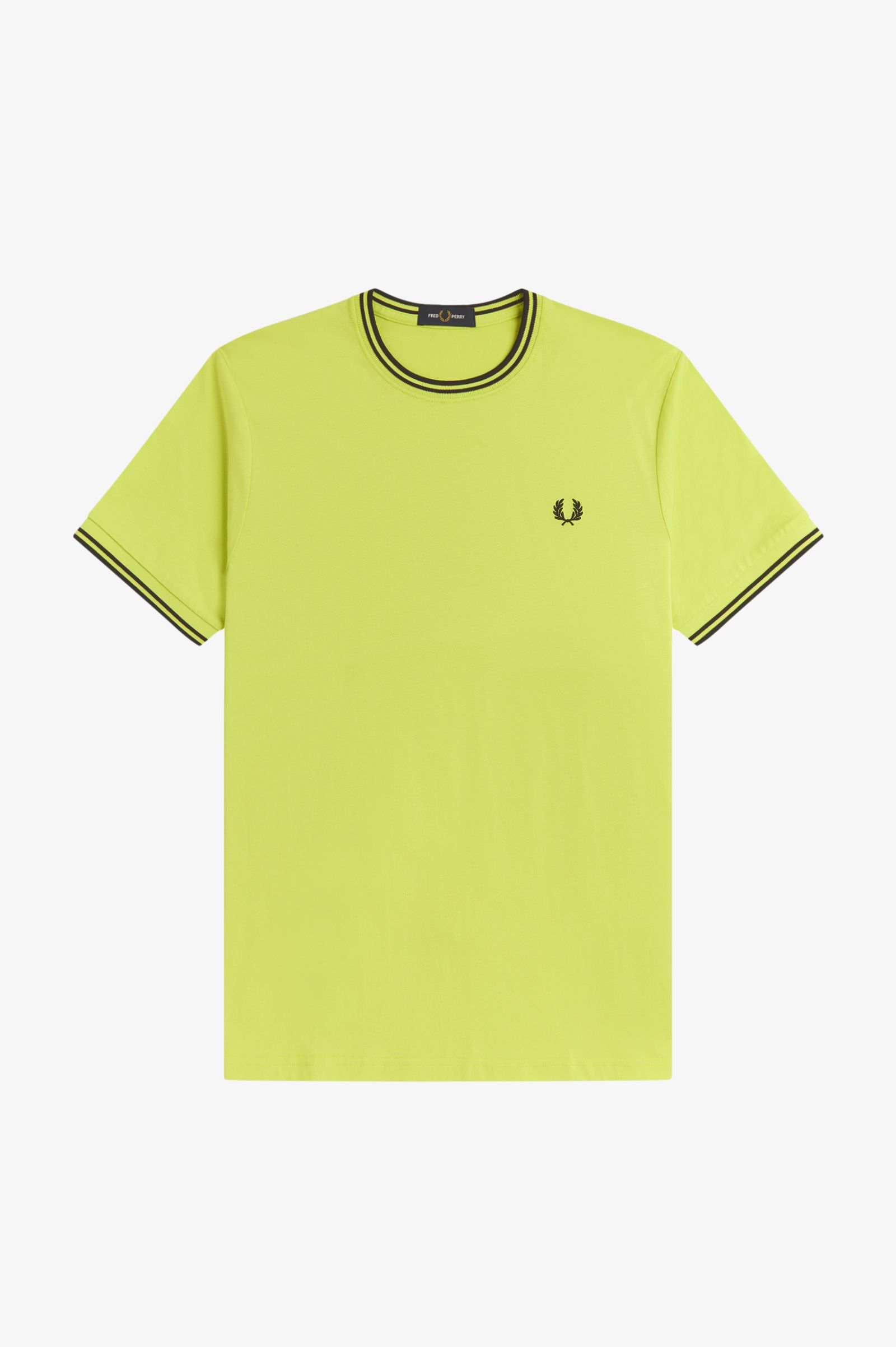 Fred Perry – T-Shirt Con Doppia Riga