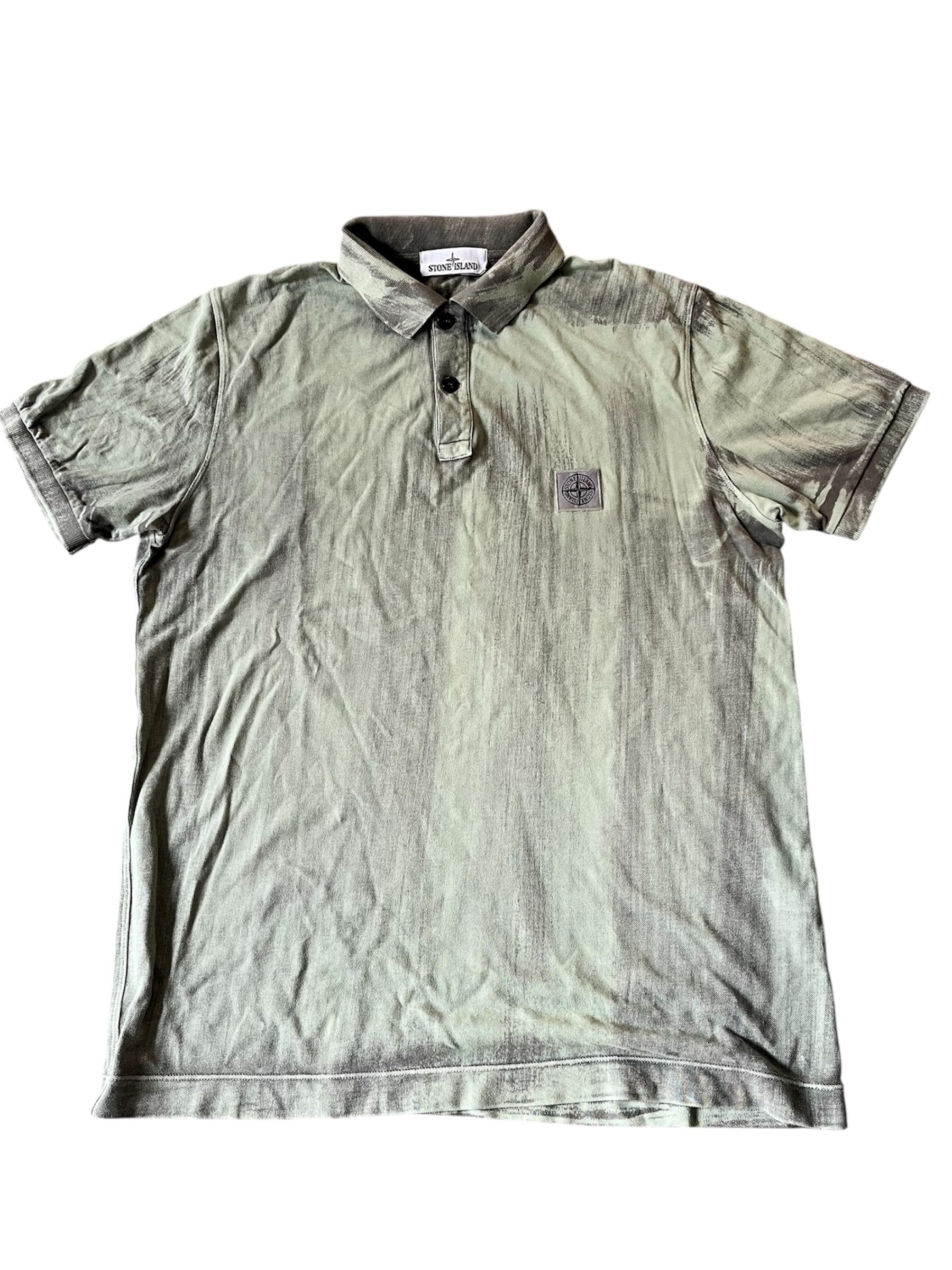 Stone Island - Camo Polo Dhirt